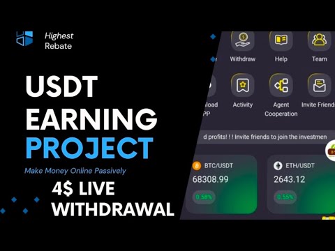 New USDT Earning Platform Quantitative Earning Platform Shopping Mall website Make highest Rebate