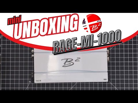 MINI UNBOXING Insane Micro RAGE-MI-1000 1000W Half Bridge 1-Ohm Stable Amplifier by @B2audio