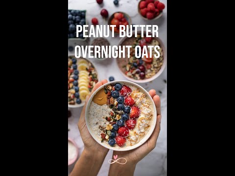 Peanut Butter Overnight Oats & Chia Pudding Recipe || Easy, Healthy & Quick || Infinity Platter