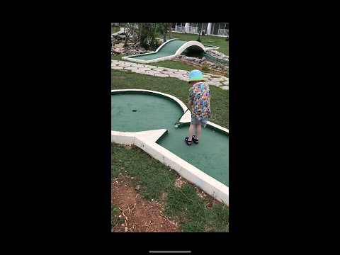 Craziest Crazy golf with 3 year old master