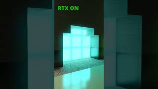 RTX ON | Minecraft | #3 ( #minecraft #shorts #viral #rtxon #rtx #raytracing #cz #nvidia )