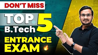 TOP 5 🔥 Engineering Entrance Exams || Not to Miss 💪