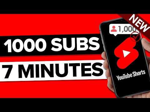 How To Get 1000 Subscribers on YouTube in 7 Minutes (2024 Update)