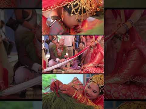 Nepali traditional wedding !!#trending 💑#ytshorts #vlog #ytshorts #ytshorts #nepali #wodding