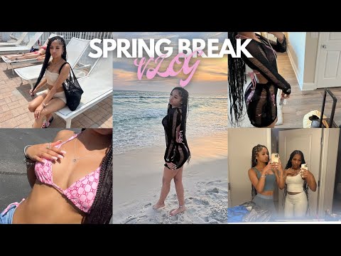 SPRING BREAK VLOG: Going to the beach, eats, road trip, etc. || Panama City Beach