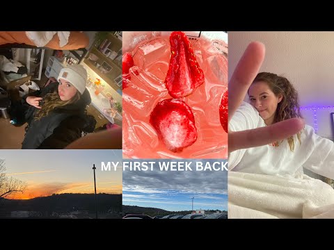 MY FIRST WEEK BACK TO COLLEGE (unboxing, haul, vlog)