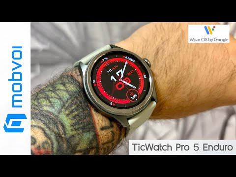 MOBVOI TicWatch Pro 5 Enduro with Wear OS by Google ( Unboxing and Hands-On )