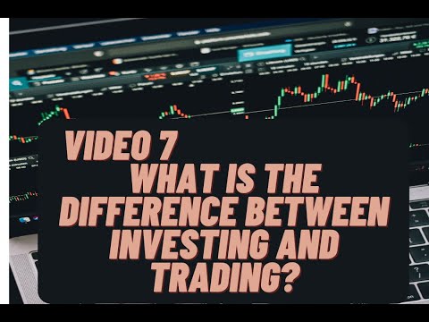 Difference between investing and trading in Stock Market.