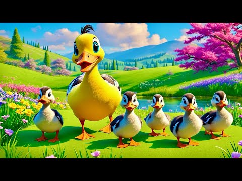 Five Little Ducks | Fun and Educational Song for Kids | Nursery Rhymes & Kids Songs