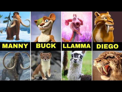 Ice Age Characters In Real Life