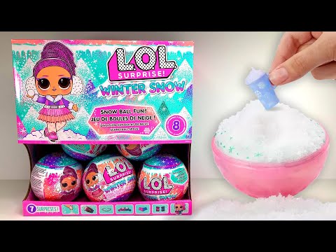 NEW! LOL Surprise WINTER SNOW - FULL CASE unboxing