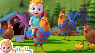 Chik Chik 🐓🐓 Woof Woof 🐕 🐕 | Learn Animal Names + More Kids Songs | NuNu Tv Nursery Rhymes