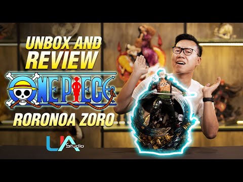 One Piece Roronoa Zoro statue by UA Studio unbox and review