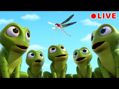 Five Little Speckled Frogs | Beep Beep Nursery Rhymes & Kids Songs