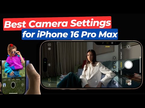 Best Camera Settings for iPhone 16 pro and pro max | iPhone 16 Pro & 16 Pro Max Camera Tutorial