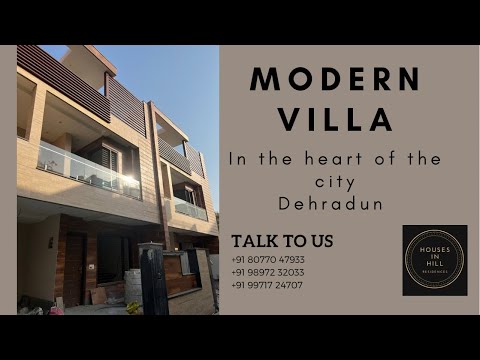 BEAUTIFUL VILLA FOR SALE IN DEHRADUN | GMS ROAD | CHAMAN VIHAR PHASE 1 | East and west facing