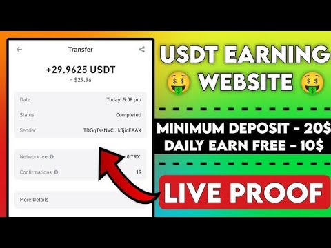 USDT Profitable Platform || INVEST And WITHDRAW Daily Profit INSTANTLY ✅