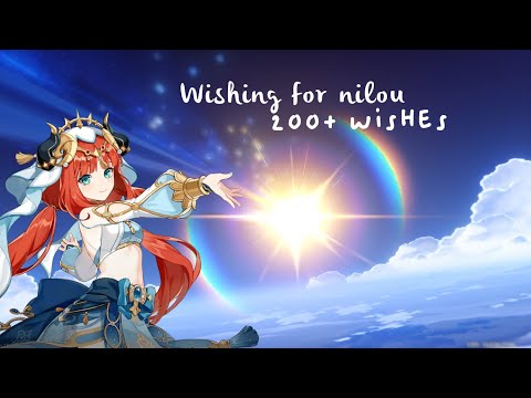 PULLING FOR NILOU + WEAPON ( 200+ wishes f2p)| Genshin impact