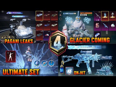 Pagani Car  Leaks | Glacier Coming to BGMI | Next Ultimate Set | Ump Glacier Upgrade | Winter Crate