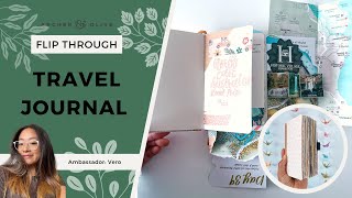 Mini Travel Journal Flip Through