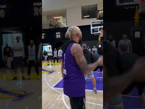 GUARDS vs BIGS at Lakers Practice, Part 2 #BTS #Lakers