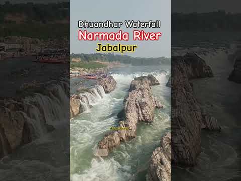 Dhuandhar Waterfall #dhuandharwaterfall #narmadariver #bhedaghat #jabalpur