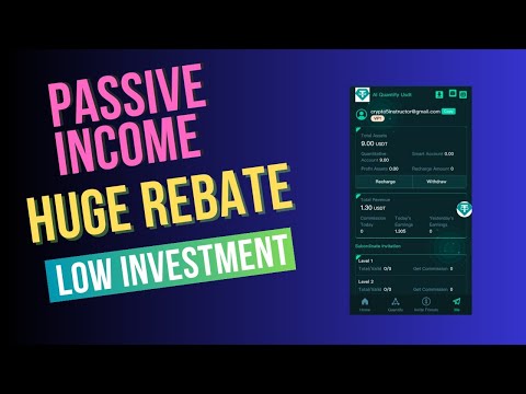 New USDT investment Site || Ai Quantitative Earning Website is live || Make Money Online Passively