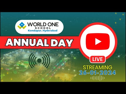 World One School - Kondapur, Hyderabad | Annual Day Celebrations 2024 | 26th Jan 2024