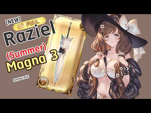 [GBF] Raziel (Summer) test Full Auto Wamdus HL with Magna3 Grid? (highlander Ver.)ラジエル(マグナ3)【グラブル】