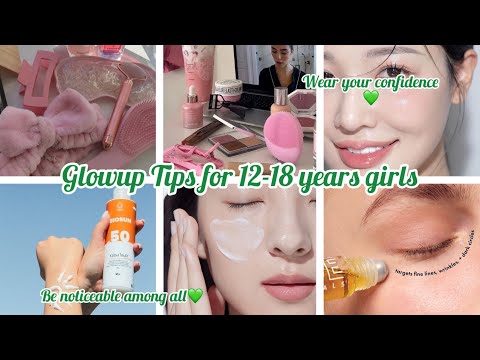 Glowup Tips for 12-18 years old girls|Aesthetic🌸|A must watch to boost your confidence💓