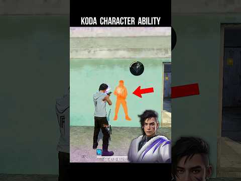 Koda Character Ability Test 🔥 Free Fire New Character Koda Skill #srikantaff