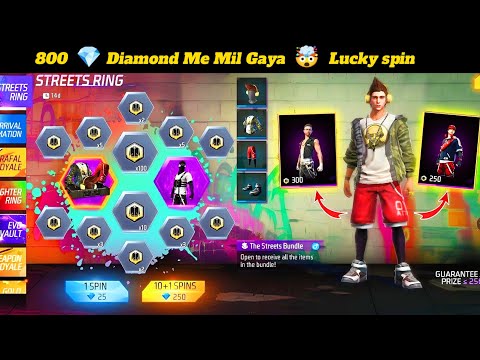 BREAKDANCER BUNDLE RETURN SPIN | STREETS RING EVENT FREE FIRE | FF NEW EVENT | FRRE FIRE NEW EVENT