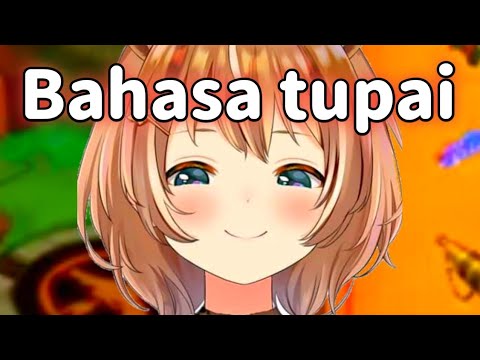 ketika Risu mengeluarkan bahasa Tupainya [Hololive ID]