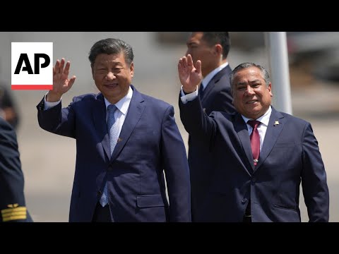 China's Xi Jinping arrives in Peru for APEC where he will unveil a megaport