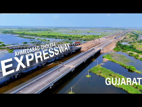 Ahmedabad Dholera Expressway Update | Dholera Sir Gujarat #4k