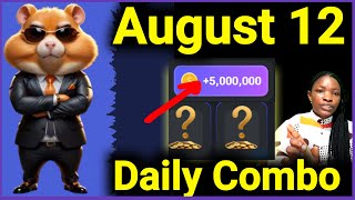 12 August Hamster Kombat Daily Combo Code  Today