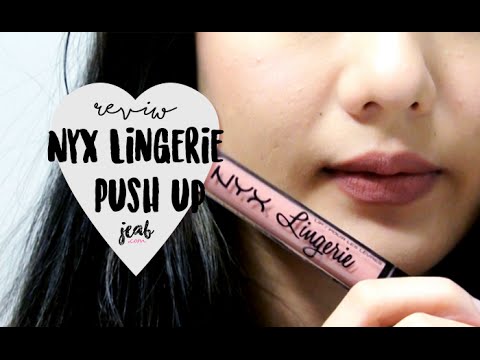 REVIEW | NYX Lingerie #Push up ลิปสีนู้ดเนื้อแมทสุดฮิต