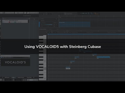 Using VOCALOID5 with Steinberg Cubase