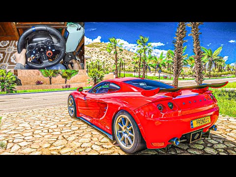 2012 Ascari KZ1R Forza Horizon 5 Logitech G29 Gameplay 4K 60FPS