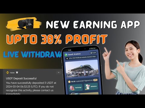 Get 30% daily Profit | Earn money online without investment | New usdt mining app 2024