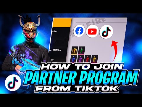 Join Partner Program with TikTok 🔥|| HOW TO JOIN FREE FIRE REAL PARTNER PROGRAM 😱 || 100% REAL TRICK