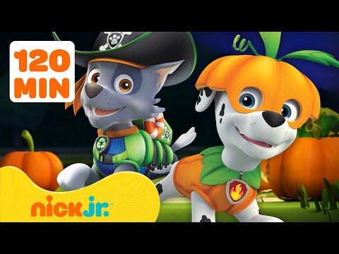 PAW Patrol's Best Halloween Costumes! w/ Rocky & Marshall 🎃 2 Hours | Nick Jr.