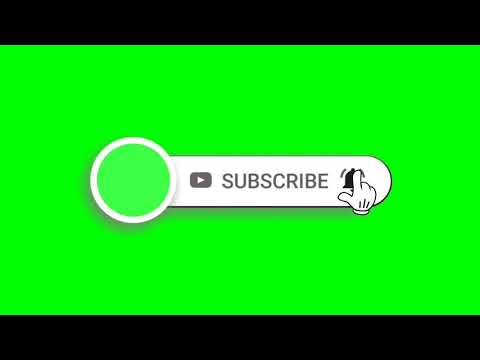 New subscribe and bell icon green screen video || no copyright