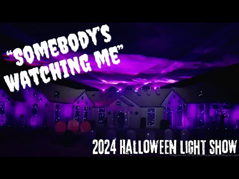 2024 Halloween Light Show Part 3 - Rockwell "Somebody's Watching Me"