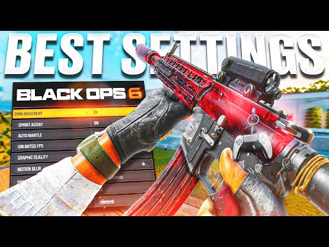 the BEST OMNIMOVEMENT SETTINGS in BLACK OPS 6.. (PERFECT FPS / MOVEMENT)