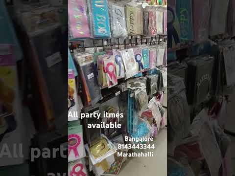 party store decoration items in Marathahalli