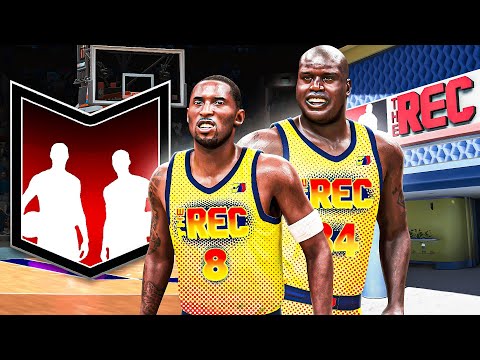 KOBE BRYANT and SHAQUILLE O'NEAL BUILDS DOMINATE the REC on NBA 2K24