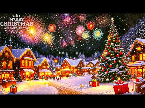 BEAUTIFUL CHRISTMAS MUSIC 2025: Beautiful Snowy Christmas Ambience🎄Christmas Night Songs