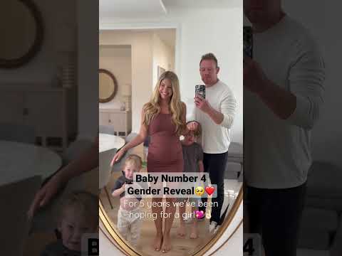 Surprising 4th baby gender reveal!!