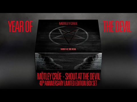 Mötley Crüe ‘Shout at the Devil’ – 40th Anniversary Super Deluxe Boxset